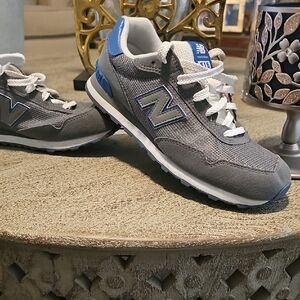 New Balance Classic Gray and Blue Shoes